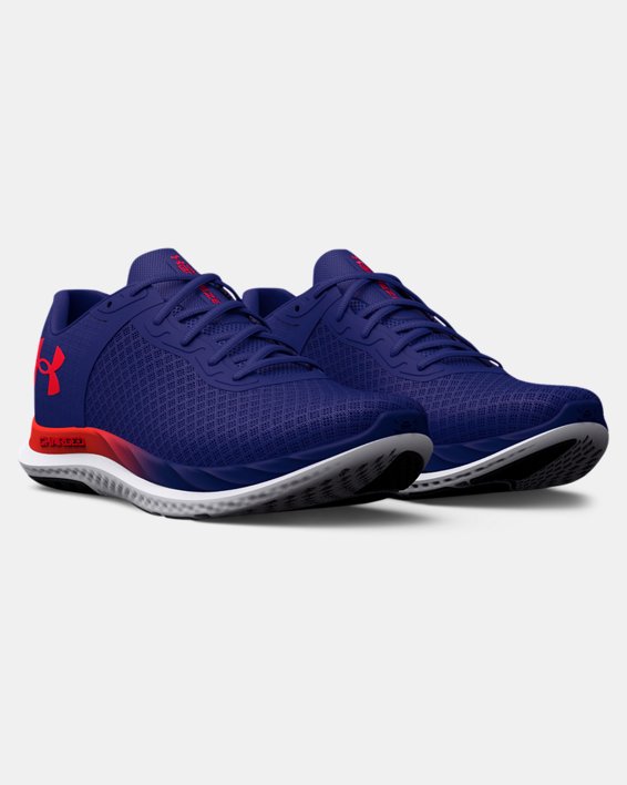 Men's UA Charged Breeze Running Shoes, Blue, pdpMainDesktop image number 3